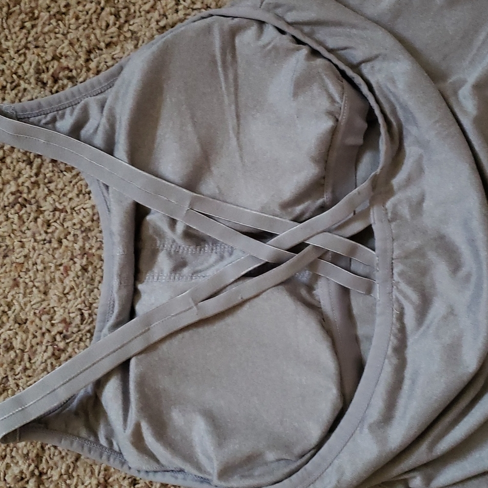 NWOT 32 Degrees Cool Tank Top Criss Cross Dress - Picture 3 of 5